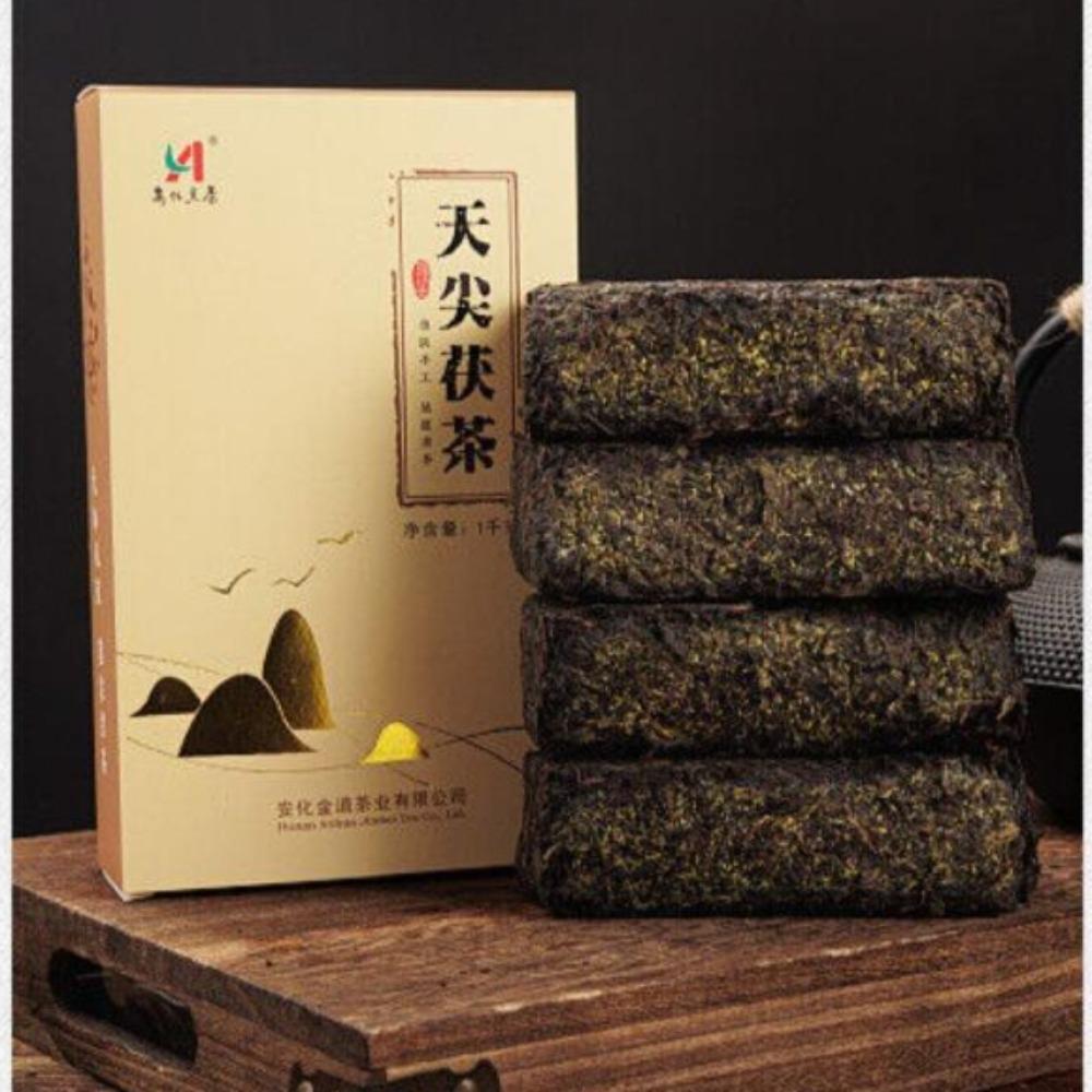 1 кг черный чай Хунань Аньхуа — фото 8