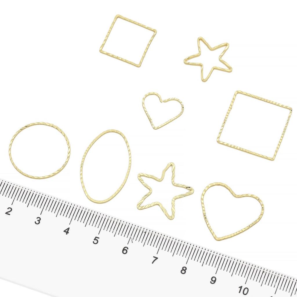 Kupfer Granat Farbe Perlen Mode Charme Anhänger für DIY Schmuck