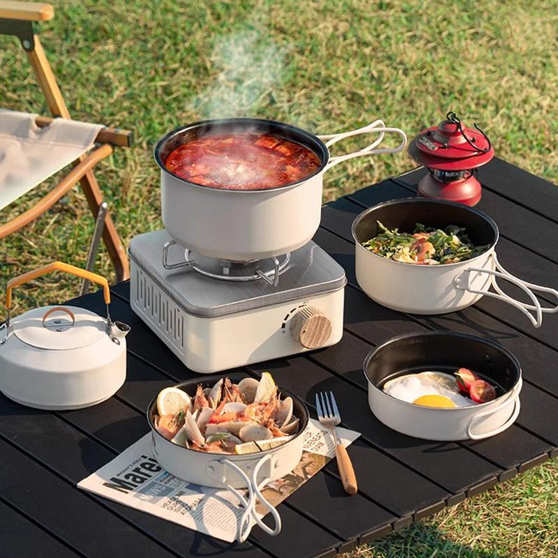 Outdoor Camping Stove, Portable Butane Stove, Stainless Steel Gas Valve Propane Burner Stove For Camping