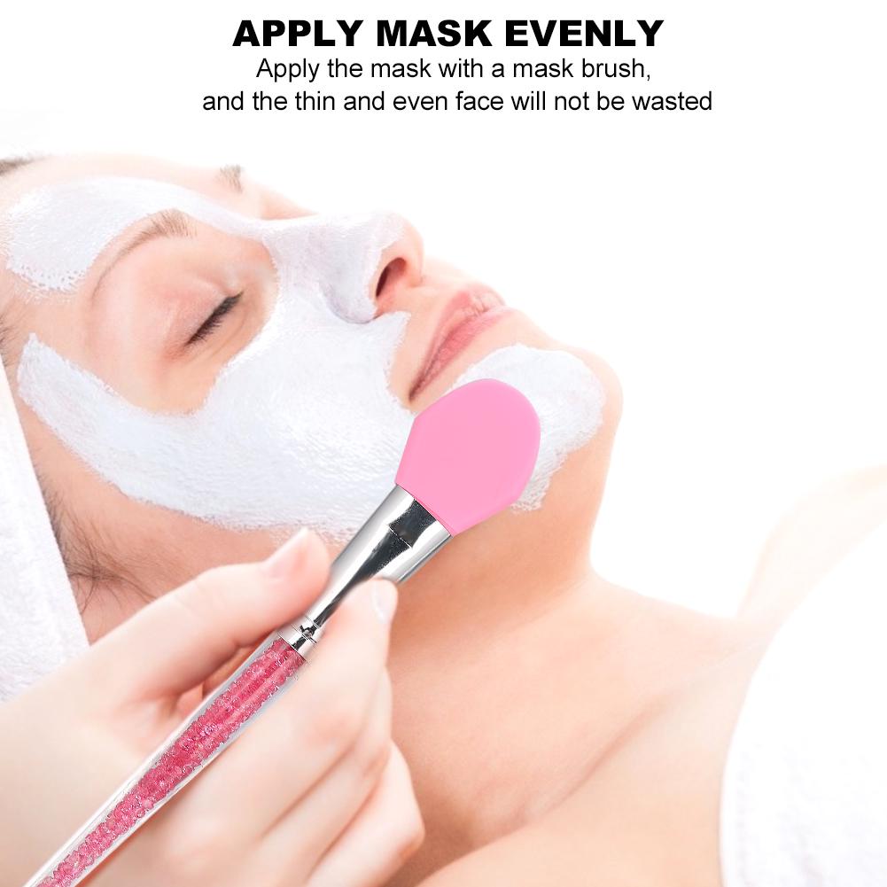 4pcs Face Mask Brush Facial Mud Mixing Silicone Makeup Brush Applicator Face Care