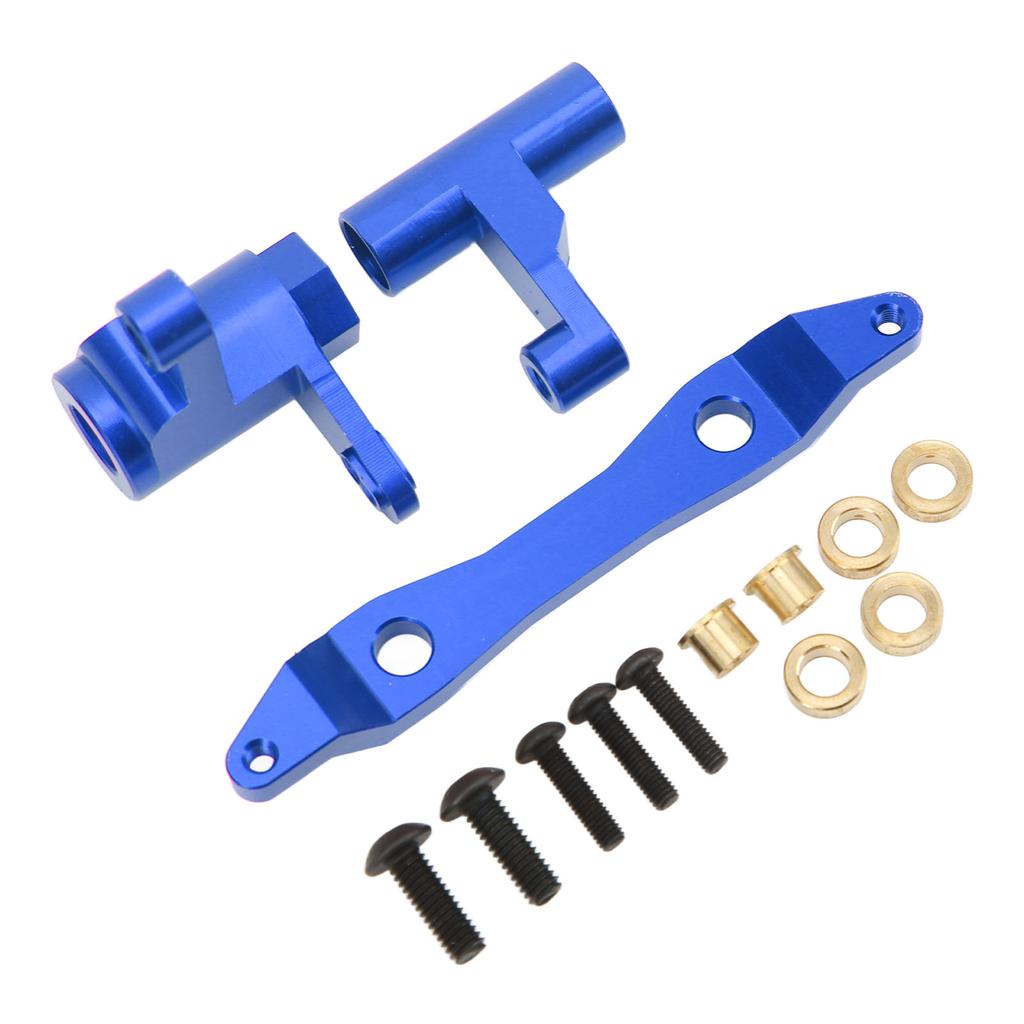 Aluminum Steering Assembly High Strength Lightweight Replacement Steering Set for Racing 1Celsius6 RC Car