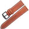 Lychee Pattern Strap Vintage 20Mm /22Mm/Leather For Huawei Smartwatches