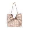 2025 New Striped Beach Bag, Summer Casual Bag, Large Capacity Tote Bag, Shoulder Bag, Minimalist Bag, Christmas Gift