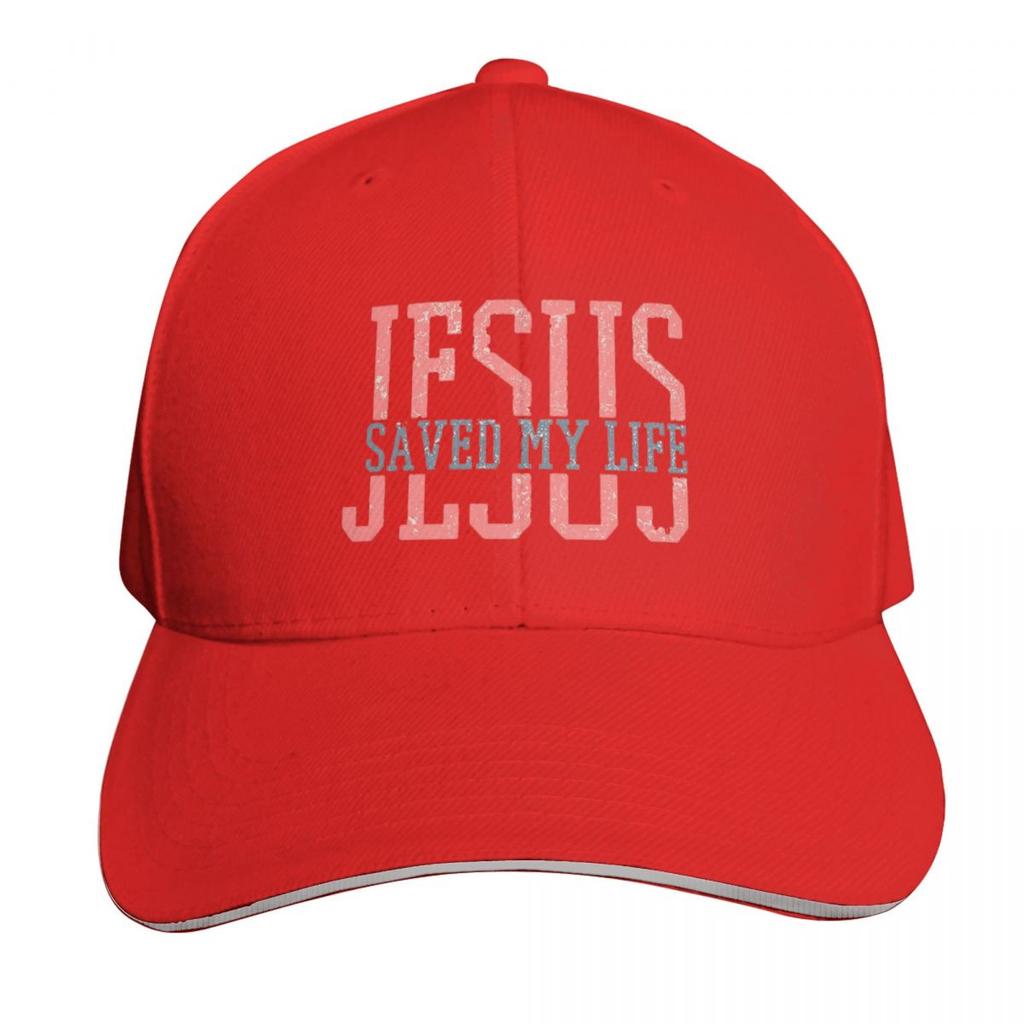 Jesus Saved My Life Logo Cap Fashion Casual Baseball Caps Adjustable Hat Hip Hop Summer Unisex Baseball Hats