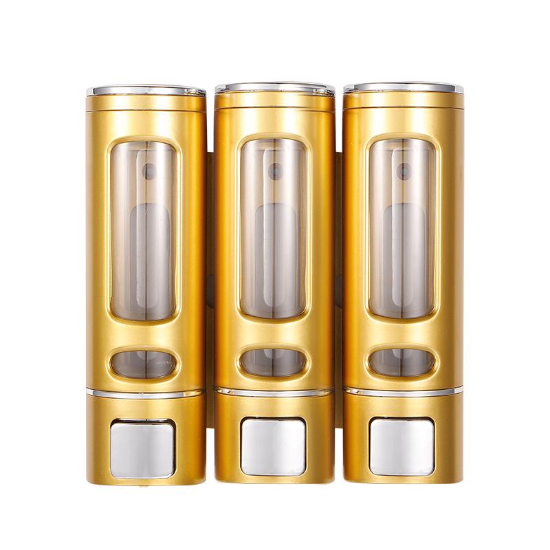 Wall-Mounted ABS Manual Soap & Hand Sanitizer Dispenser for Kitchen & Hotel