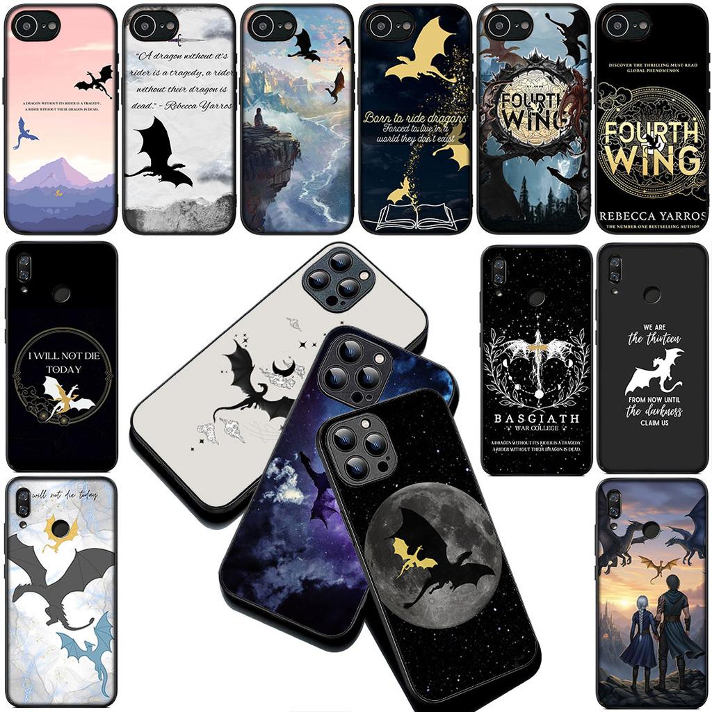Vierte Flügel Drachen Silikonhülle für Samsung Galaxy A36 A55 A26 A05 A06 A14 A50 A51 A53 A54 A12 A13 A23 A35 Hülle Handyhülle