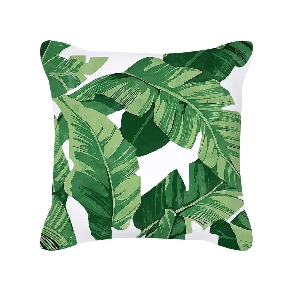 Tropical Summer Beach Style Coconut Tree Print Pattern Sofa Cushion Cover Pillowcase Home Party Car Bedding