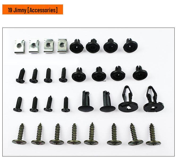 Rotes Fender-Emblem für Suzuki Jimny 2019