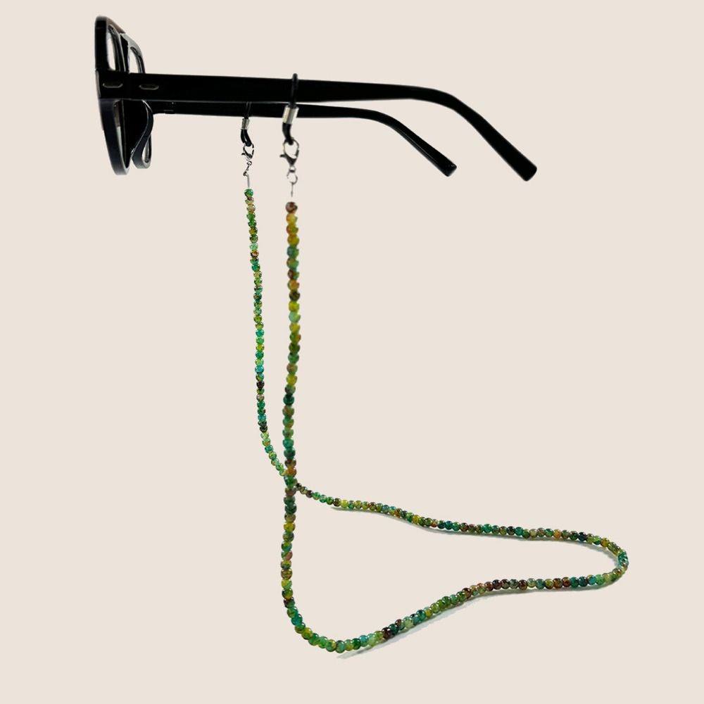 Handmade Beads Glasses Chain Colored Glass Beaded Eyeglasses Chain Glasses Hanging Rope  Travel