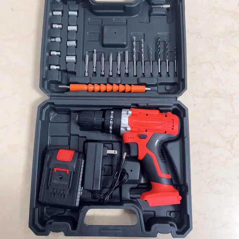 

Lanmo Multifunctional Cordless Drill & Screwdriver Set CN plug (adapter included)