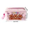 Plush Animal Pencil Case Large Capacity Pencil Pouches Zippered Closure Pen Organiser Bag For Office School Supplies