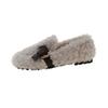 Fashion Winter Round Head Women's Shoes Warm Plush 2024 High Quality New Outdoor Non-slip Flat with Casual Comfortable Ladies Shoes
