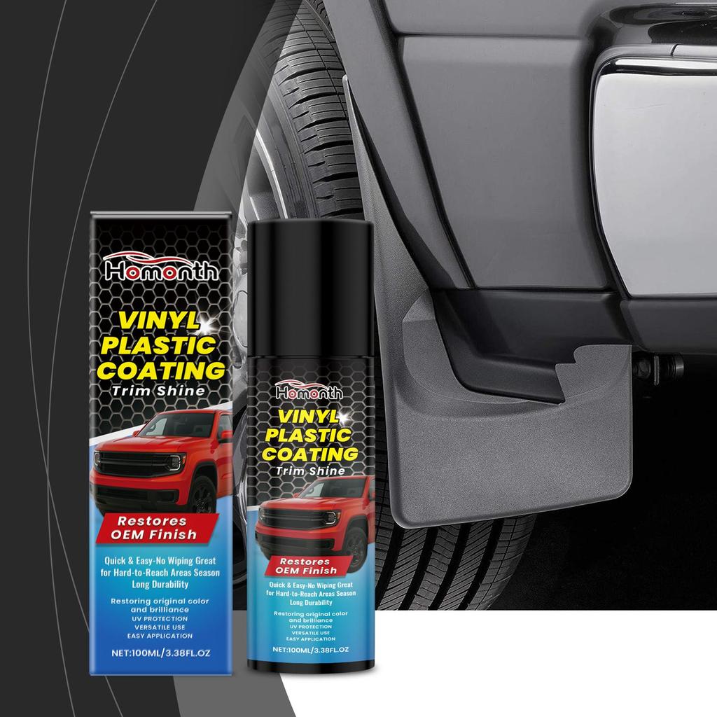 Homonth Multi-Purpose Plastic Coating Spray Automotive Interior Dust & Stain Control Brightening Care
