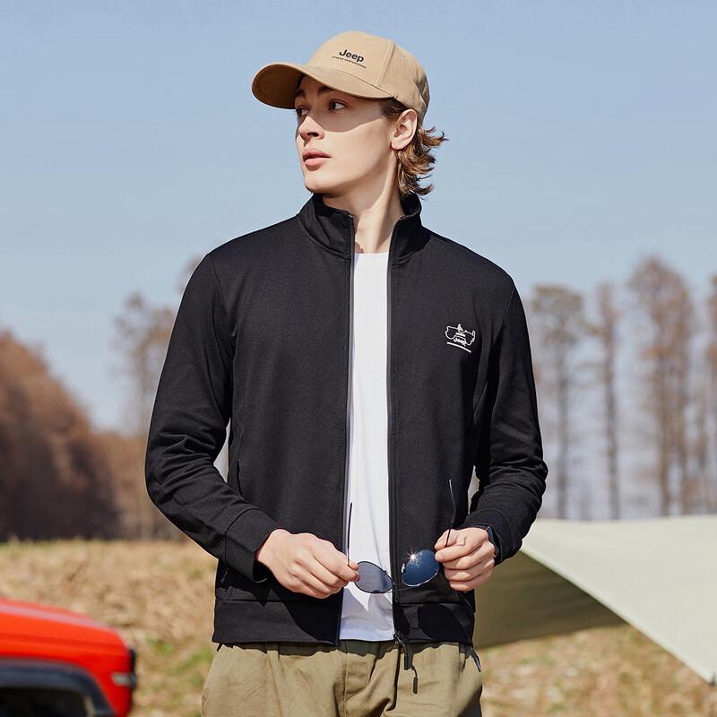 JEEP Men s Casual Zip-Up Sweatshirt 3XL