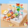 Barbecue Simulation Wooden Rack Cooking Family Interactive Children Toy Set