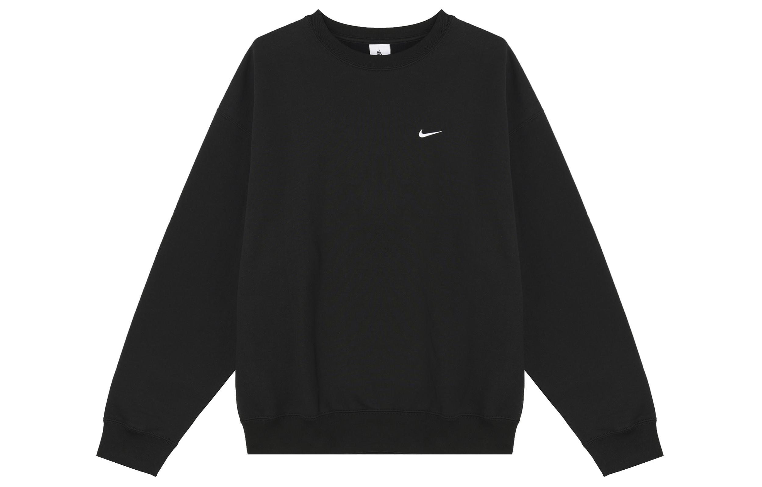 Nike Solo Swoosh Fleece Pullover Crew DX1361-010 XL
