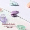 Colorful Cartoon Macaron Ticket Holder - Cute, Portable, Labor-Saving Palm Clip for Office & Study