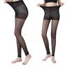 Summer Women'S Sheer Footless Pantyhose Plus Size Footless Tights For Weight 132-276 Lbs Full Length 105Cm For Tall People