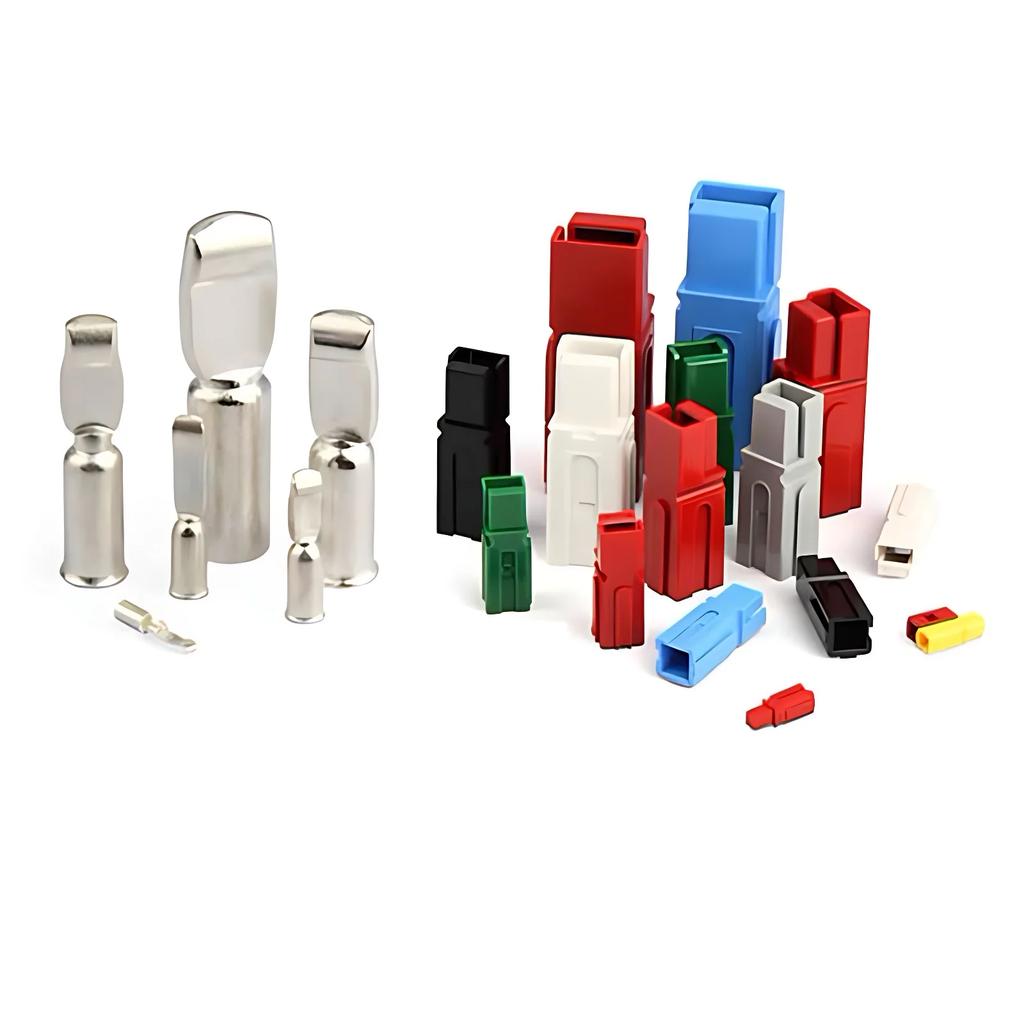 10/20/100Pcs 30A 600V For Anderson Single Pole Plug Marine Power Connector Terminal Electric Power Vehicles Photovoltaic Systems