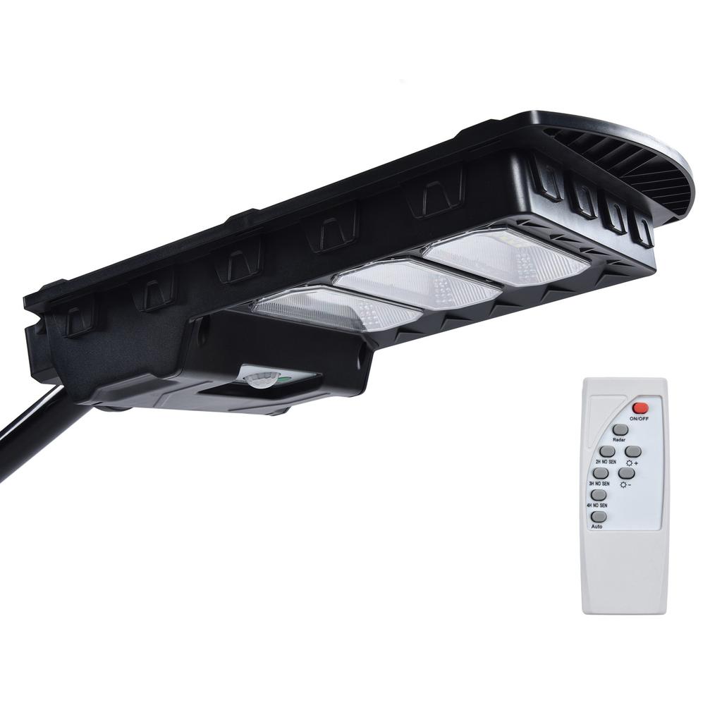 LED Solar Street Light 300W 150LEDs Waterproof Solar Sensor Street Lamp for Outdoor Squares Parks