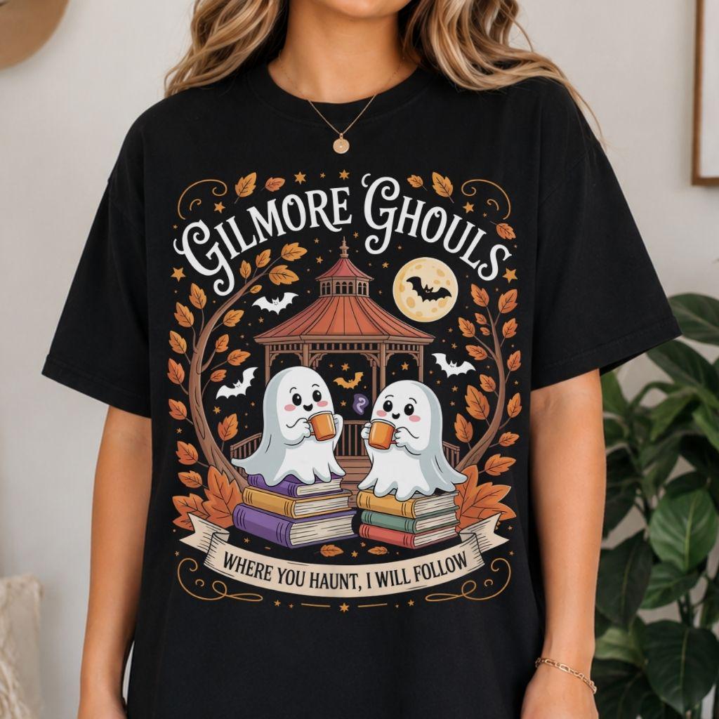 Gilmore Ghouls Shirt, Where You Haunt I Will Follow Tee, Spooky Ghost Halloween Shirt