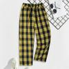 Men's Plaid Stripe Casual Pants Men's Casual Fashion Pajama Pants