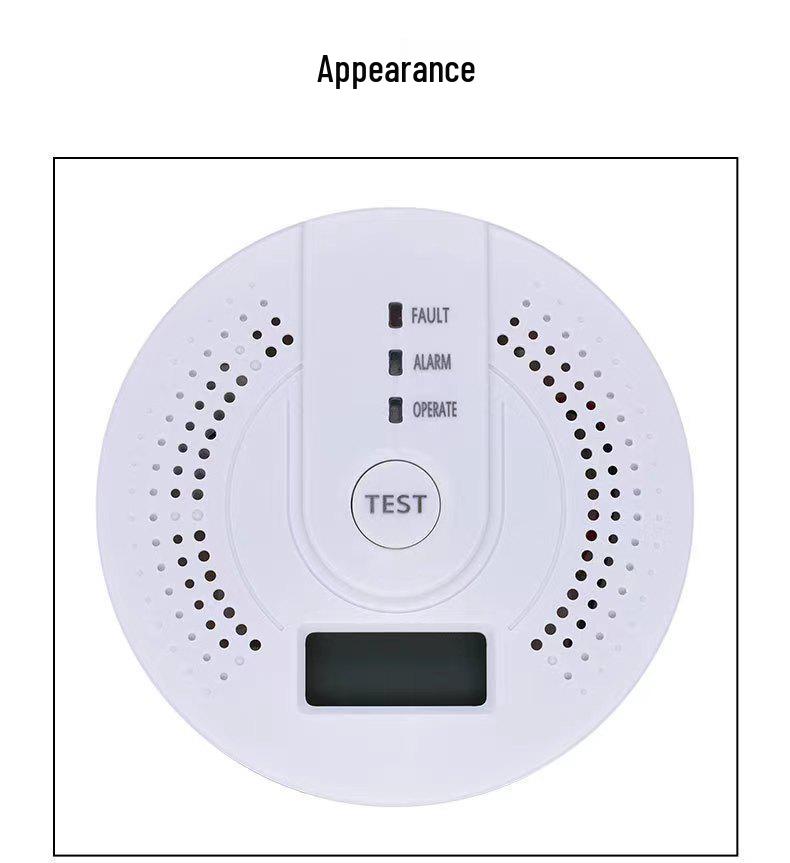 Carbon Monoxide Detector Alarm for Home Safety