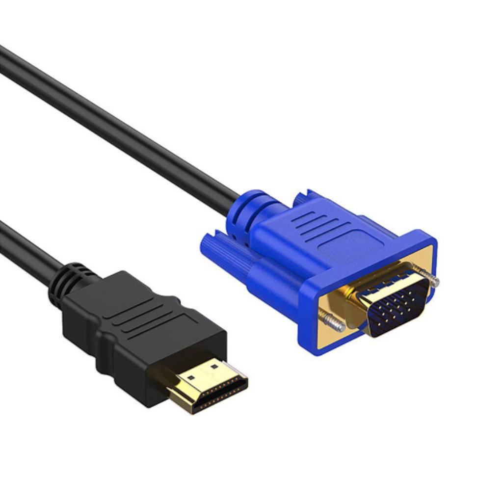 

Кабель-преобразователь высокой четкости HDMI-VGA: Подключите устройства HDMI к дисплеям VGA 1 meter чёрный