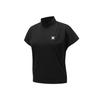 ANEW GOLF Women Mock Neck Anorak T-Shirt_Bk