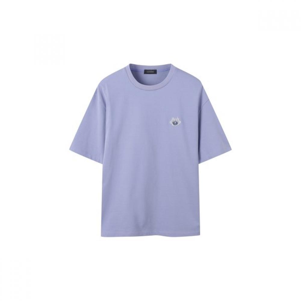 CusTomellow Purple Relax FiT Logo T shirT cwTam25414ppx 95