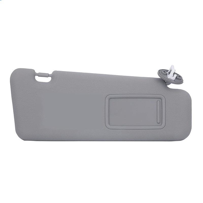 1Pcs Car Sun Visor Left Side Right Side Grey Beige Driver Passenger Side For Toyota Highlander 2008 2009 2010 2011 2012 2013 Gray Right