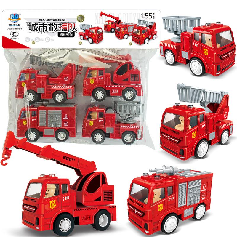 Toy Inertia Engineering Car Children Gift Moving Parts Educational Development