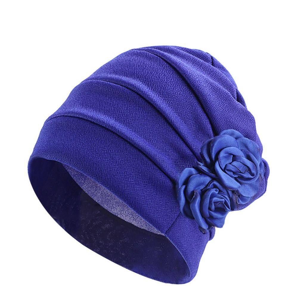 Soft Fabric Turban Cap Hair Loss Friendly India Cap Bandana Fashion Hijab Cap Daily Wear