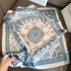 New 100% Real Silk Scarf Women Square Neck Shawls Wraps for Ladies Foulard Scarves Pashmina Female Hijab Bandana Bufanda Luxury