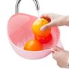 Rice Washer/Strainer, Rice Washer with Sloping Base and Side Filter | Multifunctional Vegetable Basket, Dishwasher-Safe Kitchen Strainer for Tomatoes,