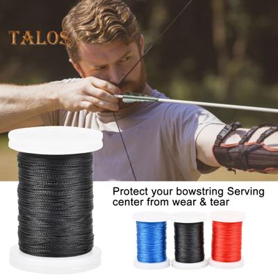 Hilo de poliéster resistente a la abrasión para cuerda de arco de 90 m, protección para atar cuerdas, miras de apertura, culatín, arco compuesto, recurvo, accesorios para arco.