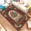 Modern Tree of Life Area Rug Persian Style Floral Floor Mat Non-Slip Bedside Carpet Large Living Room Rug Home Decorative Art
