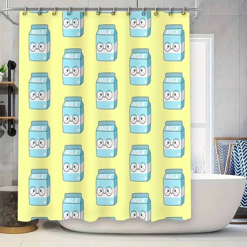 

Vintage Ocean Wave Shower Curtain Blue Sea Beach Landscape Bathroom Decor Set Waterproof Fabric W60H190(CM)-1 Pcs