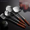 Konyhai edények Wok spatula Vasaló és Merőkanál szerszámlapát rozsdamentes acél főzőberendezésekhez Konyhai tartozékok Essentials