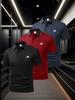 Men's Piped Trim Short Sleeve Polo Shirt, Breathable Sweat Wicking Golf Tops, Regular Fit for Course Walk Outdoor Meetup Commute Wear