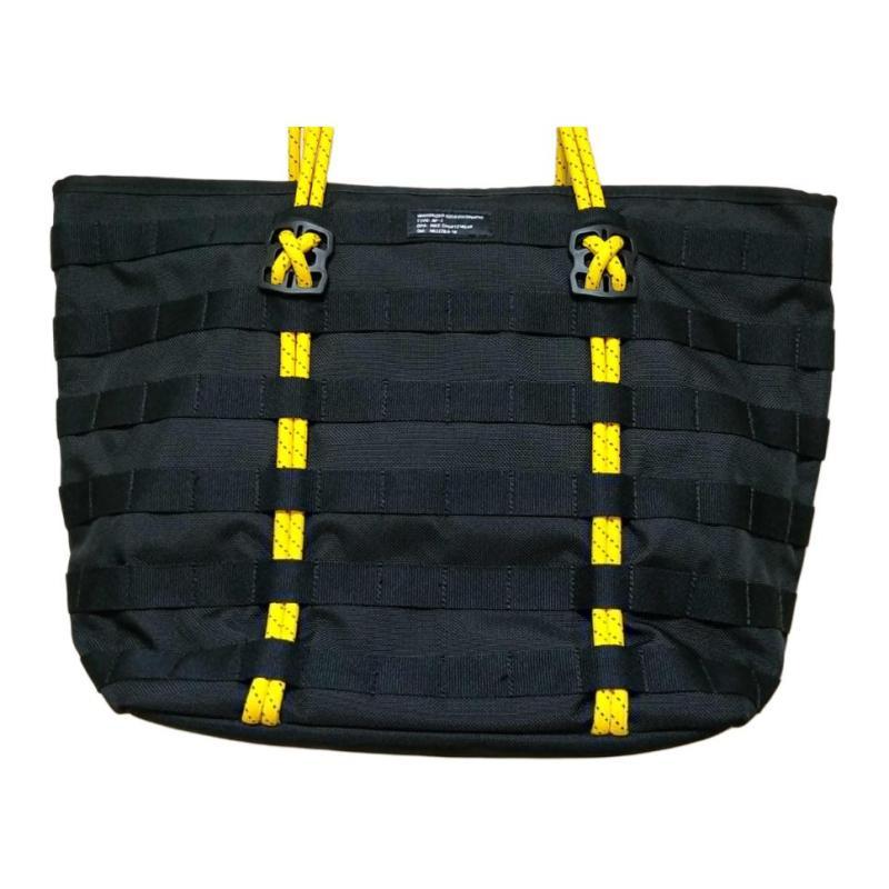 Nike Polyester-Tragetasche Einkaufstasche Sporttasche Große Größe Unisex Schwarz Gelb Lässig ba4989-011