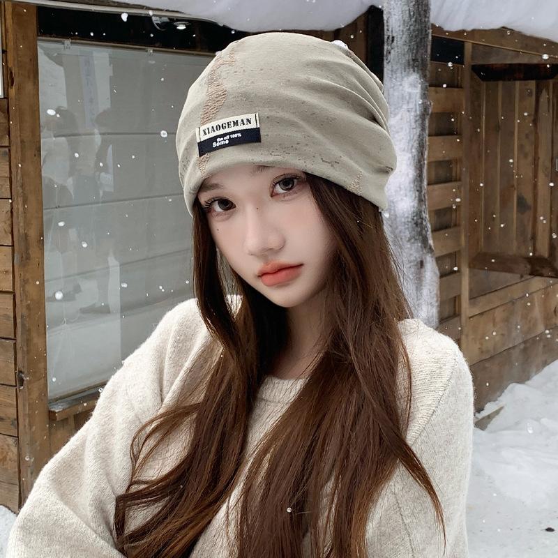 

Warm and windproof thickened double-layer cotton stacking hat for men and women