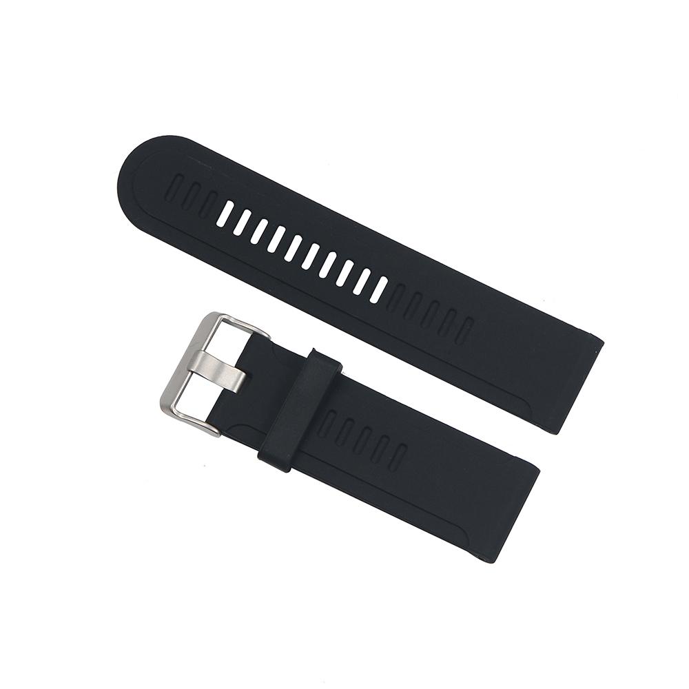 

Soft Silicone Watchband for Garmin Fenix 3/Fenix 3 HR/Fenix 2 etc+Lugs Adapters+Tools Black