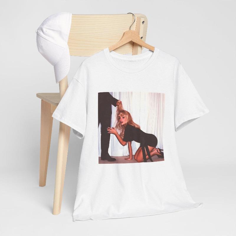 Sabrina Carpenter Album Cover Tee Unisex Pop Singer Shirt Summer Unisexs and Womens Loose and Breathable Tshirt Top