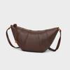 Dumpling bag women's new messenger bag leather women's bag fashion commuting high-end commuting croissant bag