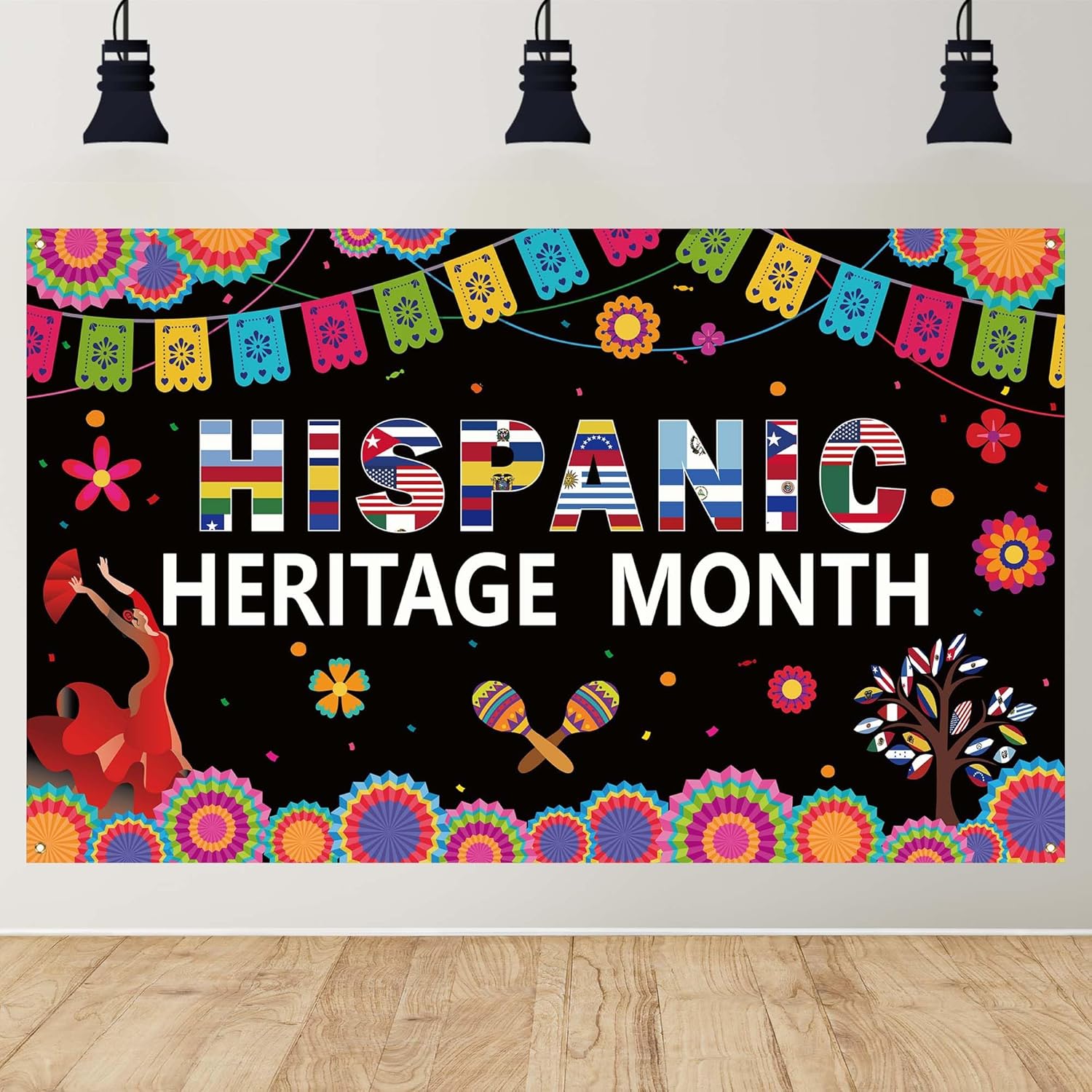 Hispanic Heritage Month Decorations Latin n Banner Spanish Classroom Decorations National Hispanic Heritage Month Decorations for Classroom Home