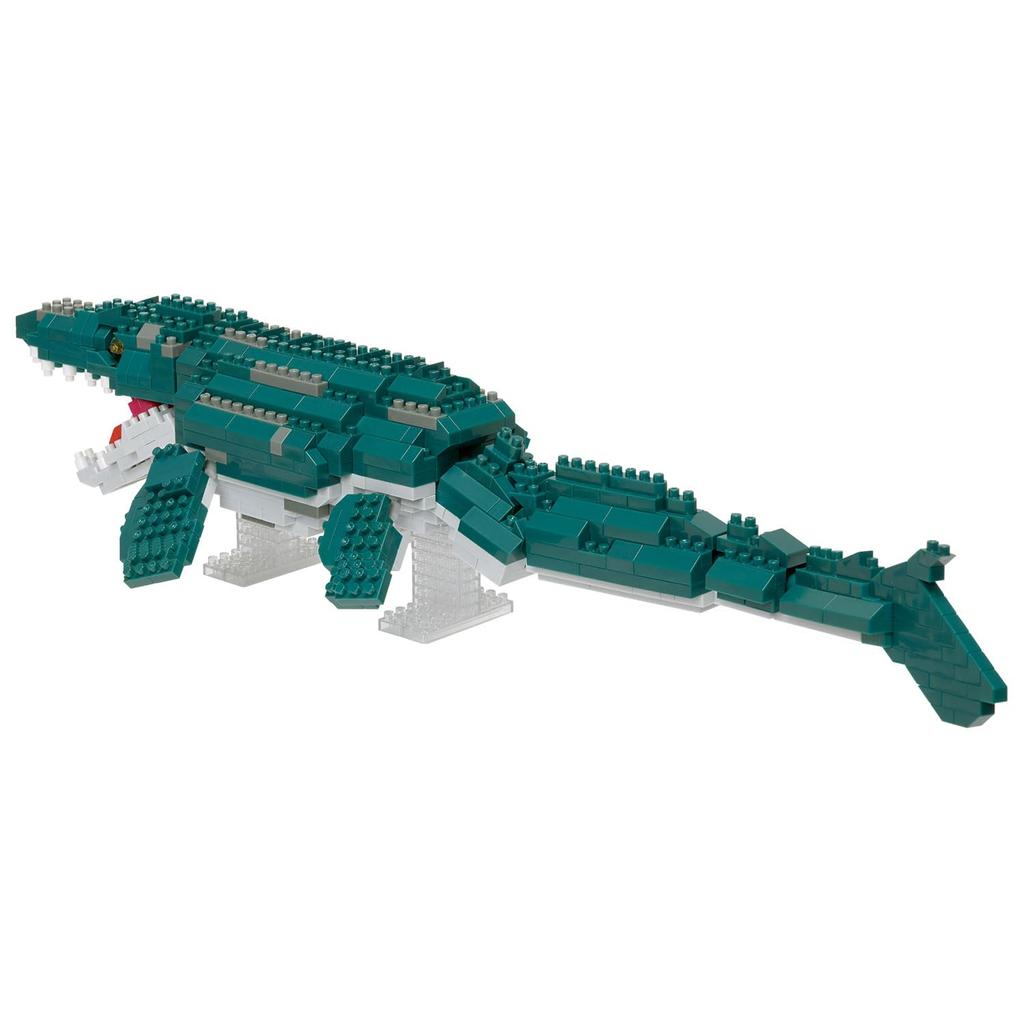 Kawada Nanoblock Dinosaur DX Mosasaurus X X 32cm Ages Interior Hobby 6.5 12.5 12+ NBM-053