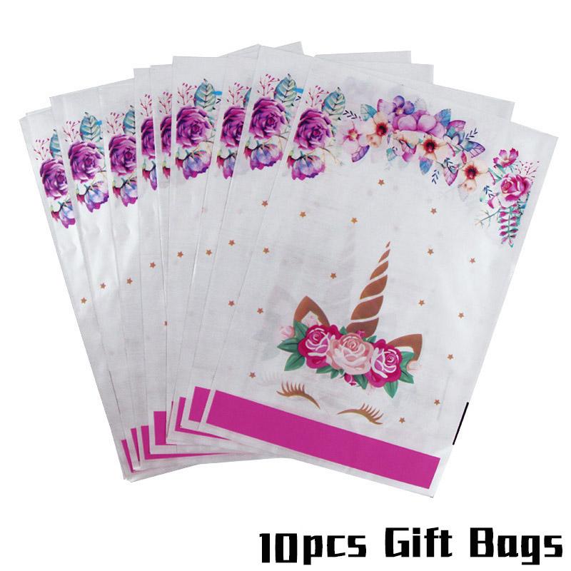 Unicorn Party Paper Popcorn Box Gift Box Candy Cookies Bags 1st Kids Birthday Party Decorations Gift Bags Baby Shower Supplies