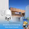 WiFi Camera Outdoor Home Security IP Smart Monitor Video Surveillance Camera Full Color Night Vision CCTV