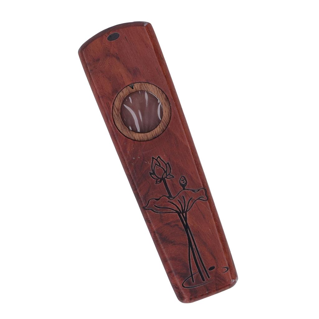 Wood Kazoo Flute Wooden Play Guitar Ukulele Accompaniment Harmonica Diaphragm Wind Instrument Rosewood
